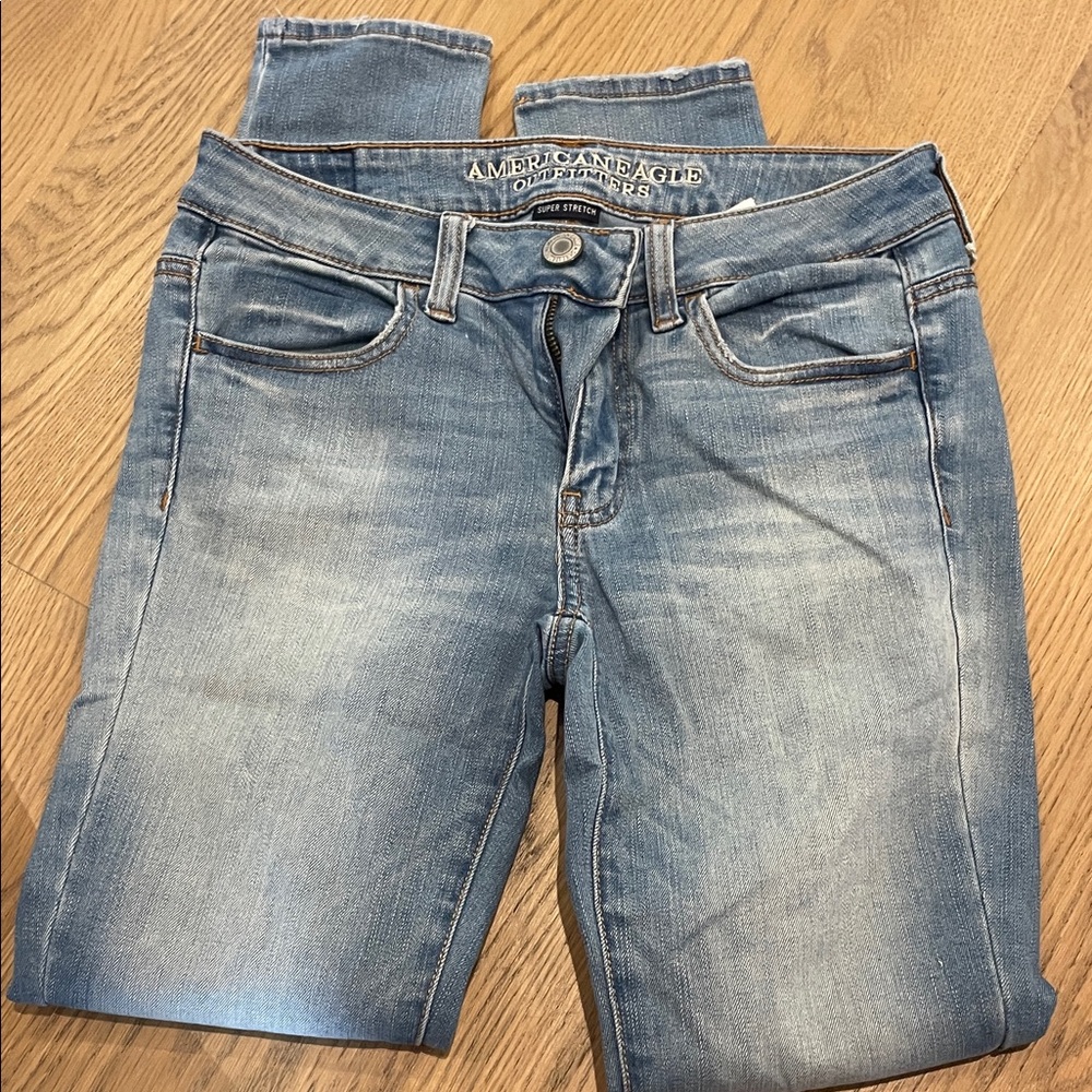 American Eagle Outfitters Women's Light Blue Jeggings